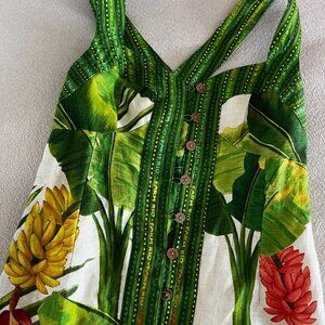 Farm Rio Fresh Forest Scarf Mini Dress NEW WITH TAGS Never Worn